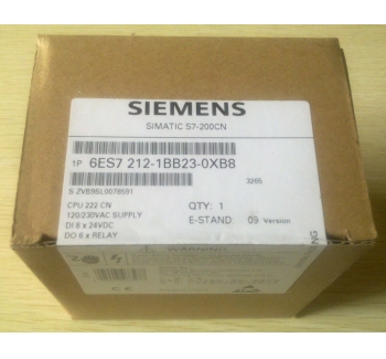 6ES7 212-1BB23-0XB8	CPU222 继电器输出,8输入/6输出